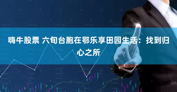 嗨牛股票 六旬台胞在鄂乐享田园生活：找到归心之所